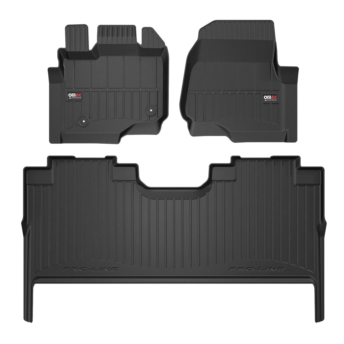 Ford F-150 Floor Mat - Omac - Proline Premium TPE - Black - 2021 Ford F-150 Floor Mat - Omac - Proline Premium TPE - Black - 2021